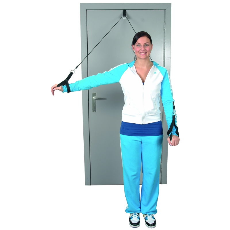 Poulie d'exercices avec supports