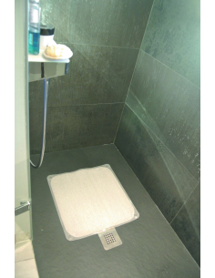 Tapis de douche Antigua blanc 2