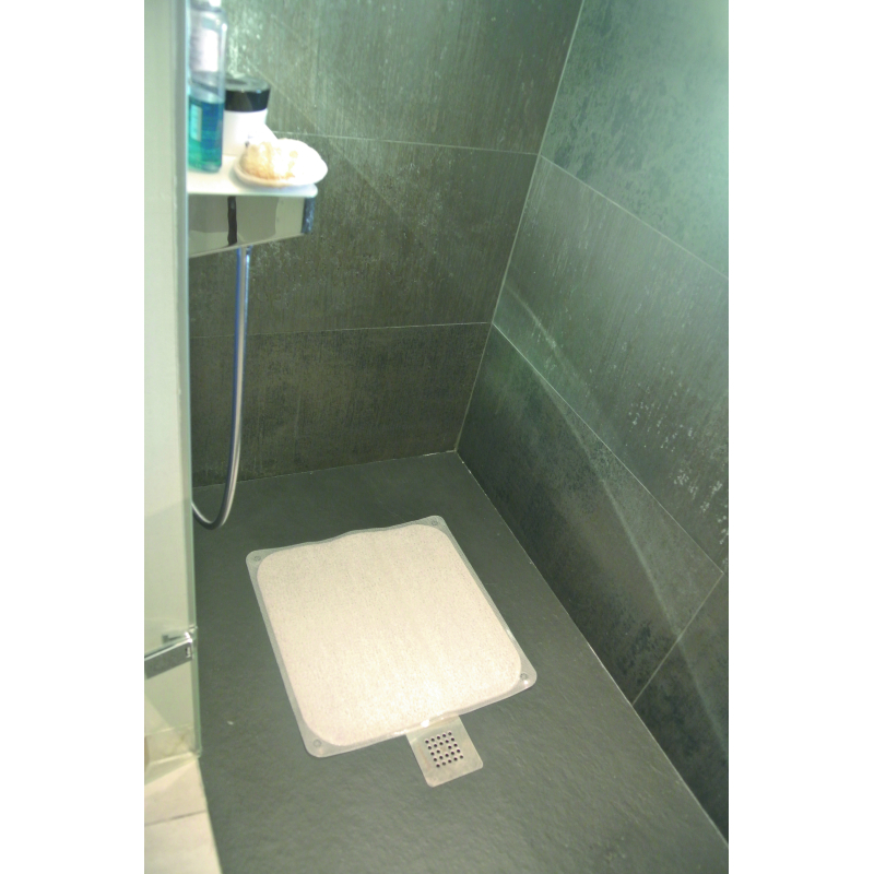 Tapis de douche Antigua blanc