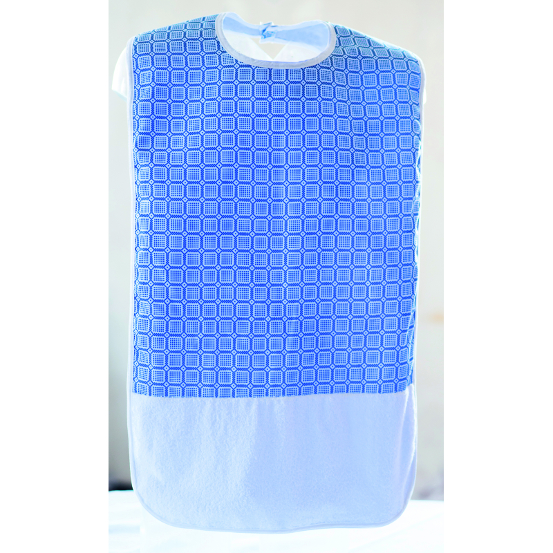 Serviette Pro bleue bas éponge