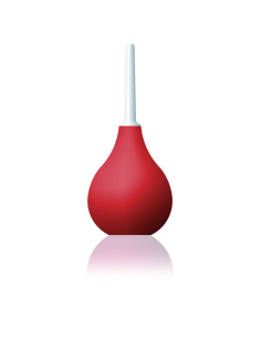 Poire à lavement effilée...
