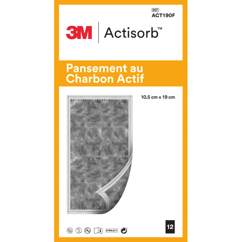 PANSEMENT ACTISORB CHARBON ACTIF...