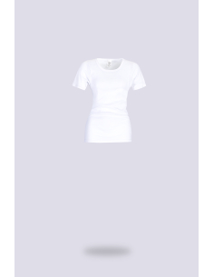 TEE SHIRT CORSET MC - BLANC