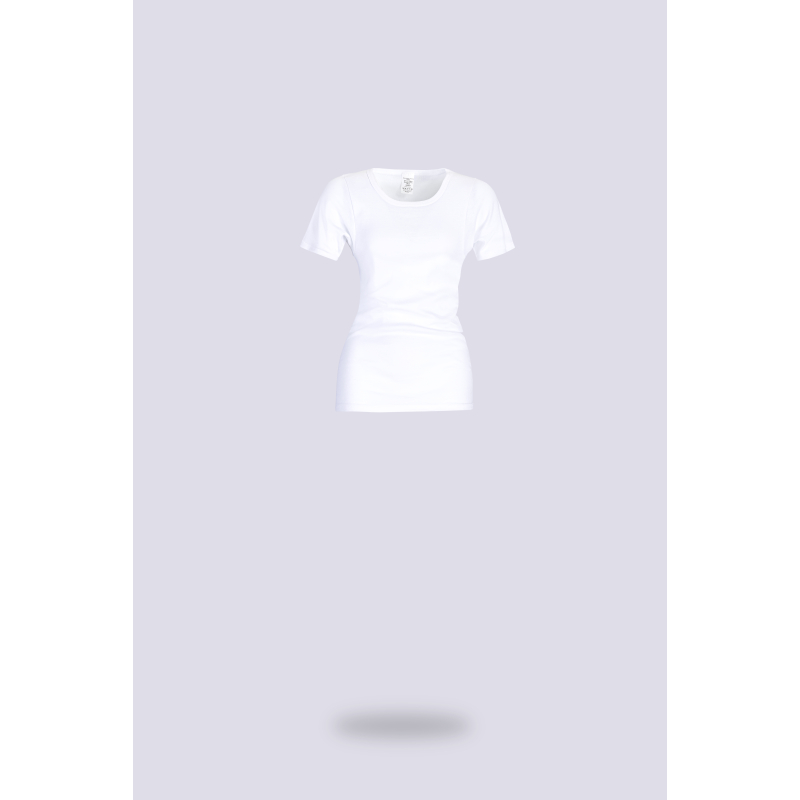 TEE SHIRT CORSET MC - BLANC