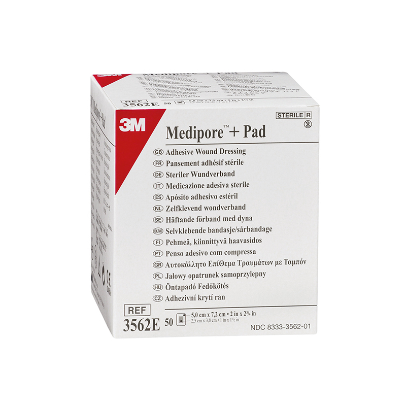 PANSEMENT MEDIPORE + PAD ST 5X7,2CM