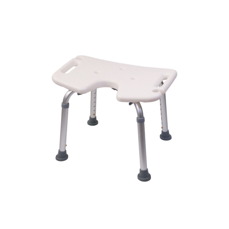 Tabouret de douche à découpe
