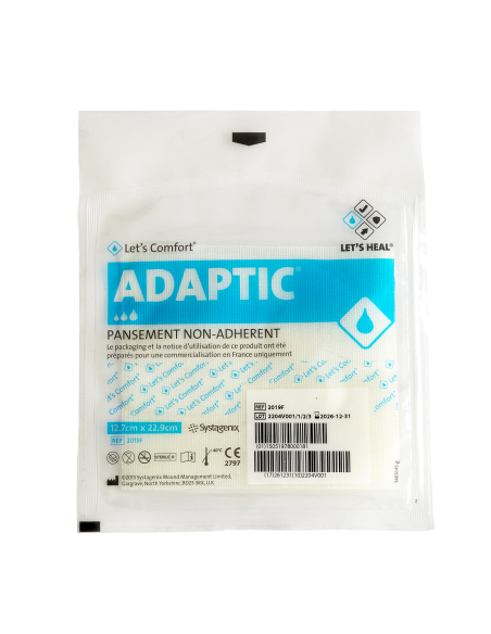 PANSEMENT ADAPTIC INTERFACE VASELINE 12X23CM