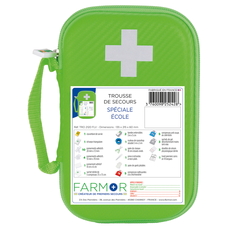 TROUSSE SECOURS ECOLE EVA NEW