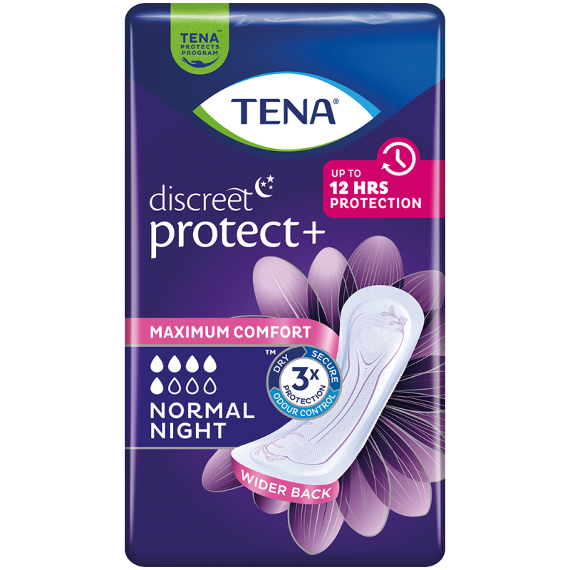 TENA LADY DISCREET NORMAL NIGHT 6X10U