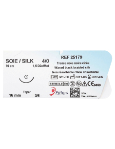SUTURE SOIE NOIR DEC1,5...
