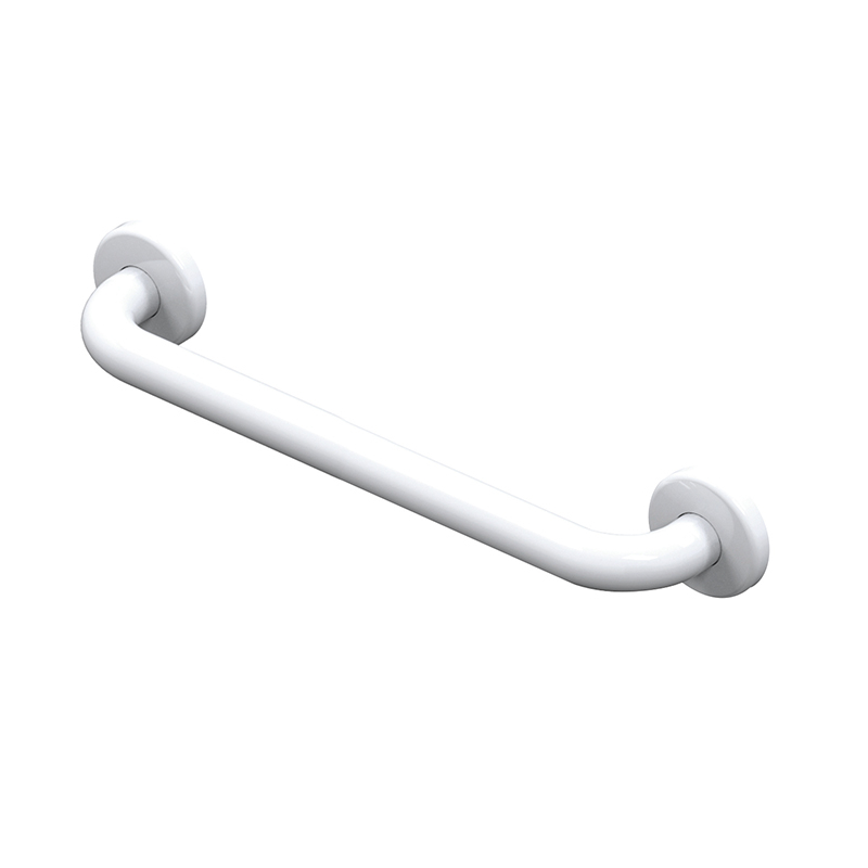 BARRE APPUI 450MM EPOXY BLANC AKW