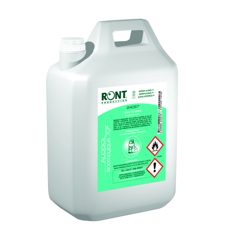 Bidon 5L alcool isopropylique 70%