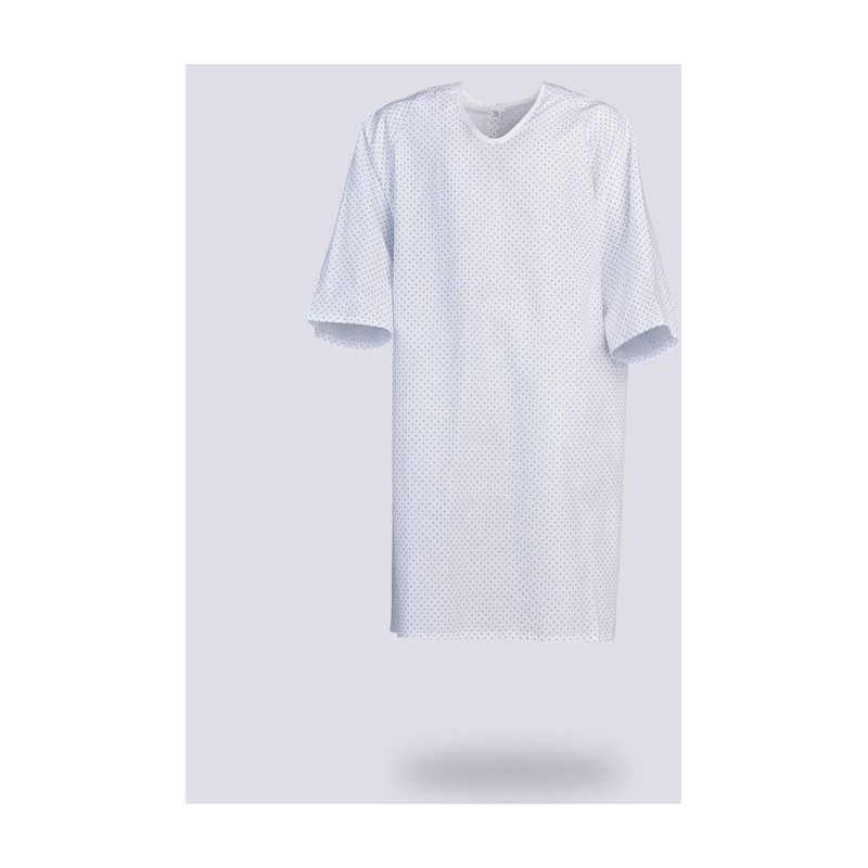 CHEMISE CLARA - motifs BLEUS - TU