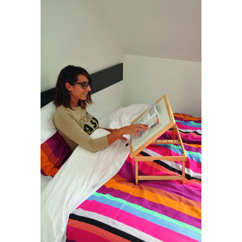 Tablette de lit inclinable
