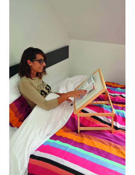 Tablette de lit inclinable