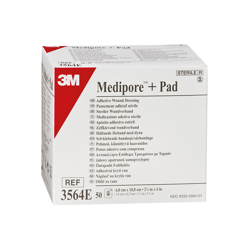 PANSEMENT MEDIPORE + PAD ST 6X10CM