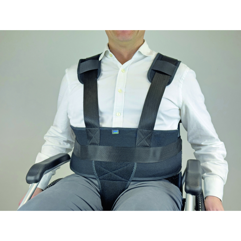 Ceinture pelvienne à bretelles mesh