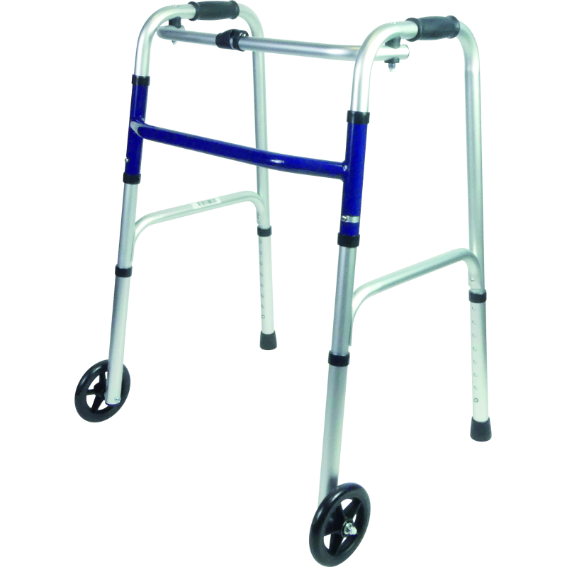 Cadre de marche pliant 2 roues