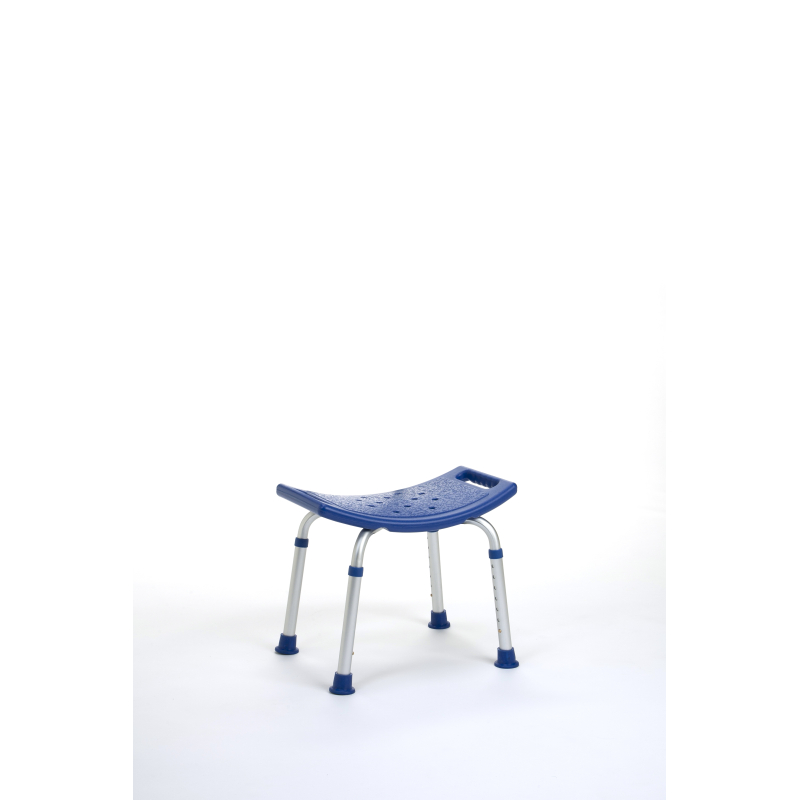 Tabouret de douche incurvé JILL BLANC