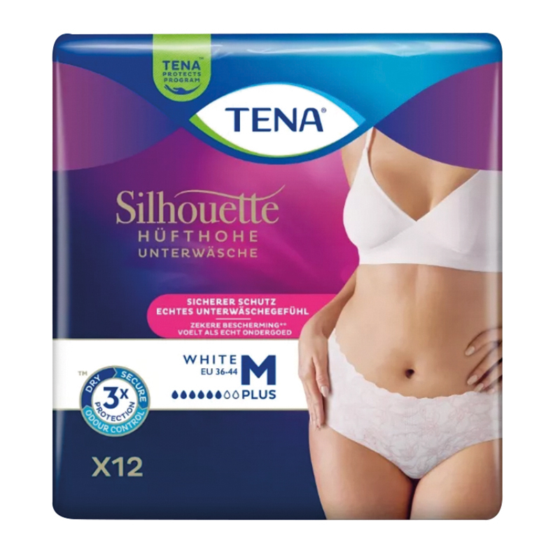 TENA LADY SILHOUETTE PLUS TB TM BLANC...