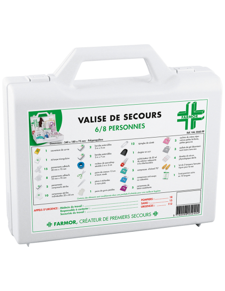 VALISE SECOURS 6/8 PERS