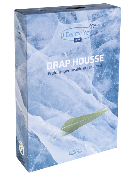 DRAP HOUSSE THERMOREGULATEUR NATUREL 90X200CM