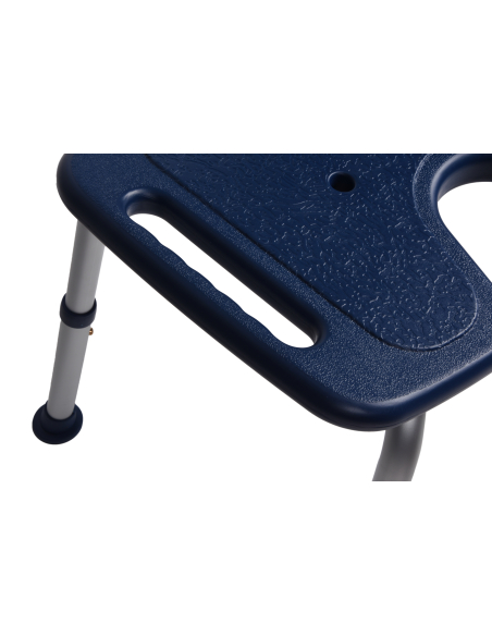 OCEANE - CHAISE DE DOUCHE AVEC POIGNEES BLEU