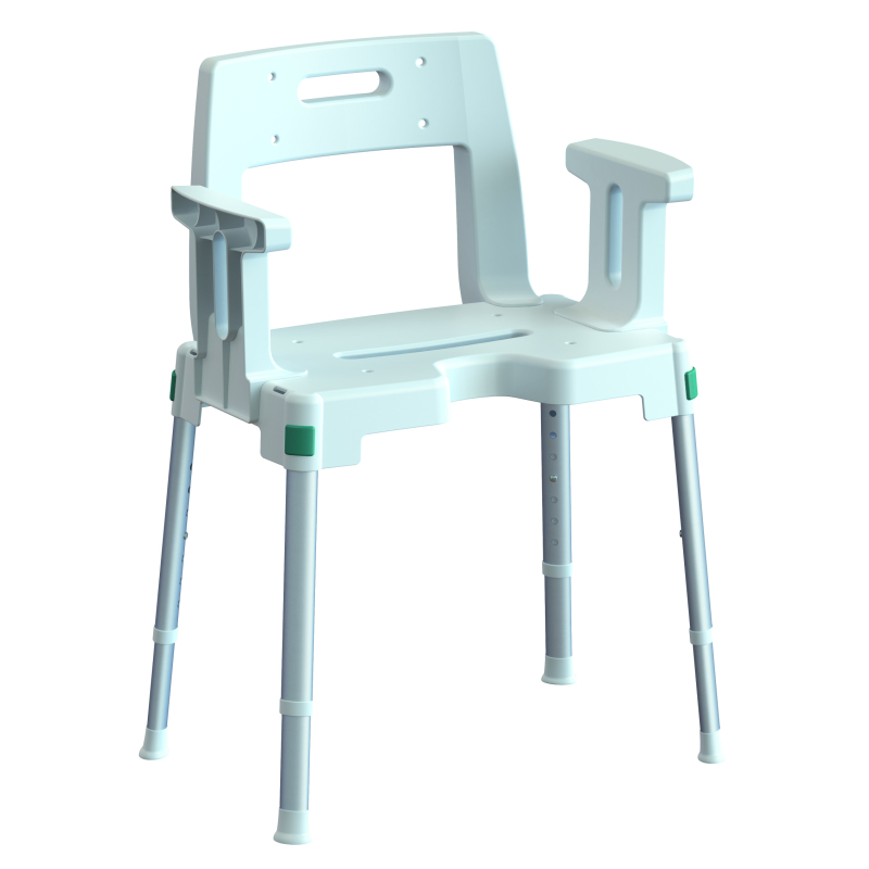 Chaise de douche avec accoudoirs...