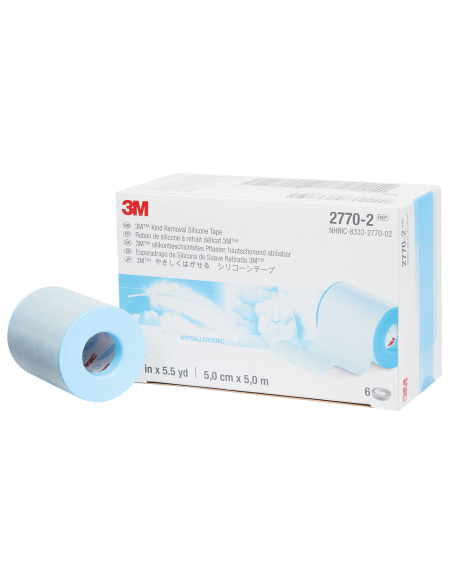 SPARADRAP MICROPORE SILICONE 5CMX5M