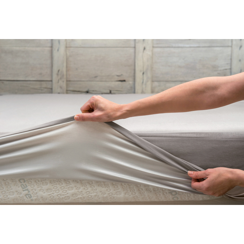 DRAP HOUSSE STANDARD GRIS 160X200CM