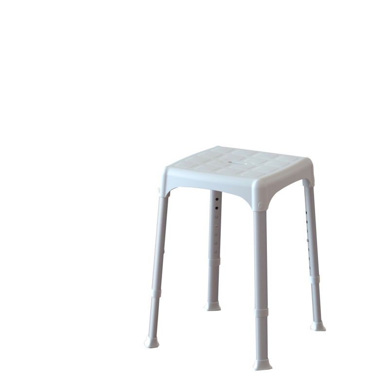 Tabouret de douche carré