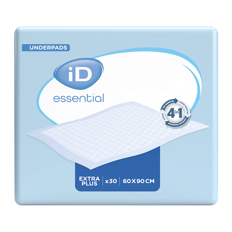 ID ESSENTIAL UNDERPADS 60X90CM EXTRA+...