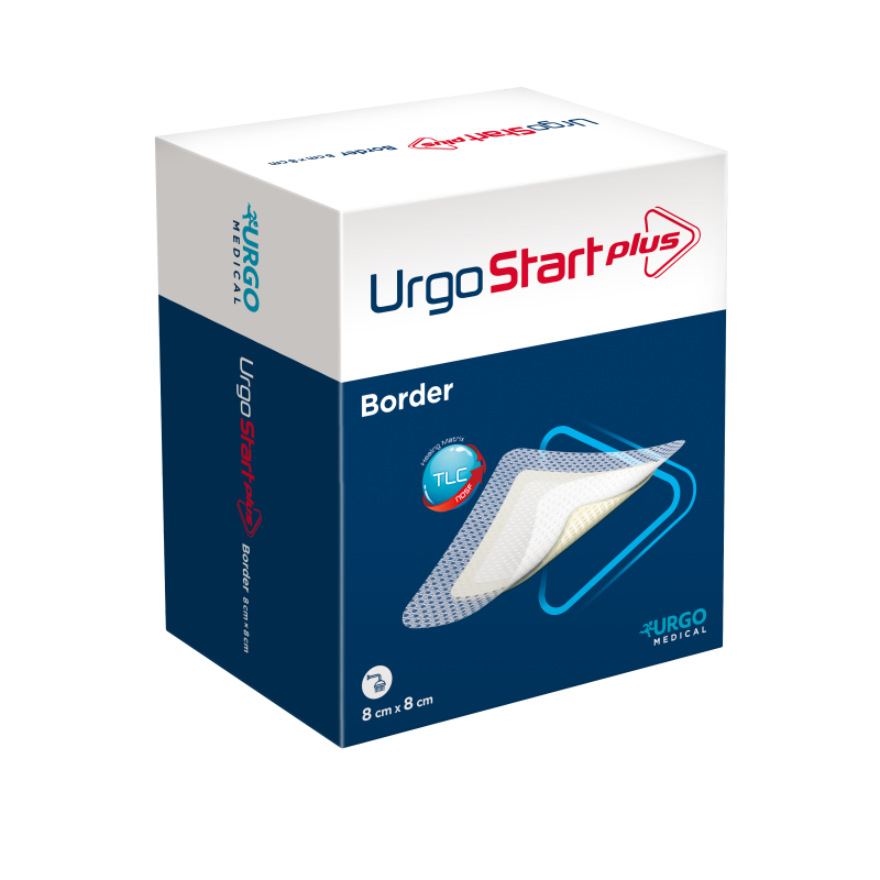 URGOSTART PLUS BORDER 8 X 8 CM