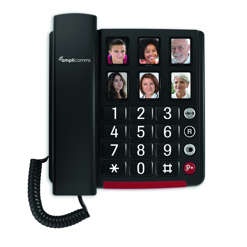 Téléphone Big Tel 40 plus noir