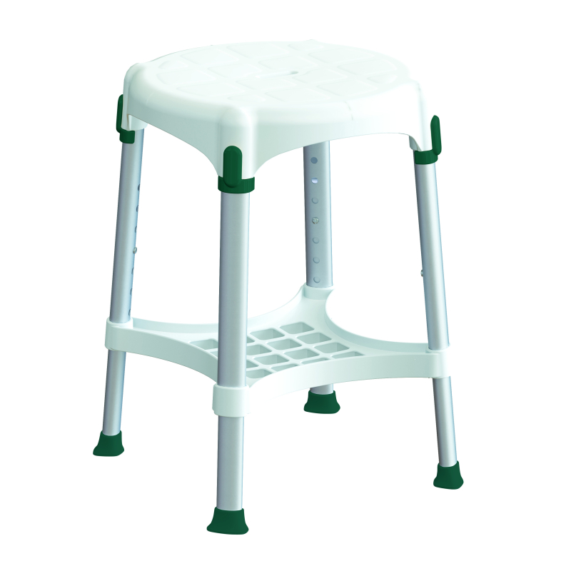 Tabouret de douche Capri rond avec...