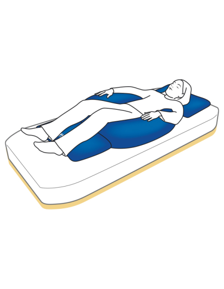 Coussin modulaire, plot 1/2 BOUÉE d'abduction P9703B, av. housse amovible