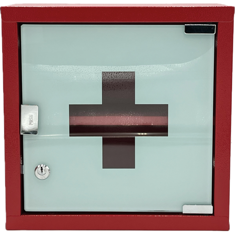 ARMOIRE PHARM METAL 1P 30X12X30CM