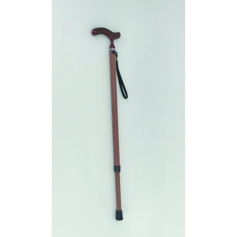 Canne de marche carbone bois de rose