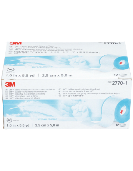 SPARADRAP MICROPORE SILICONE 2,5CMX5M
