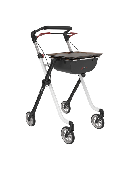 PLATEAU BRUN LAVABLE POUR ROLLATOR PIXEL