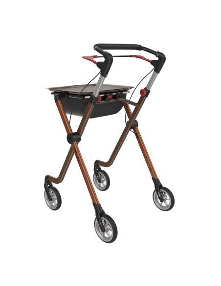 PLATEAU BRUN LAVABLE POUR ROLLATOR PIXEL