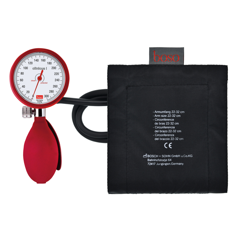 TENSIOMETRE CLINICUS ROUGE VELCRO