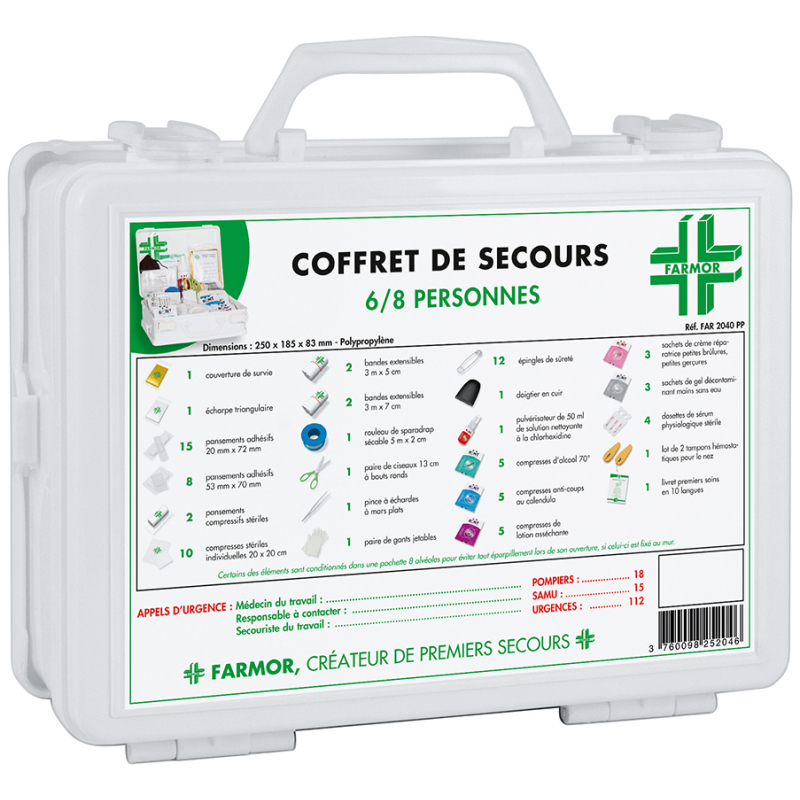 COFFRET SECOURS 6/8 PERS
