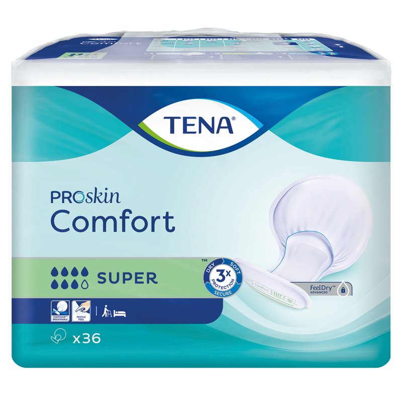 TENA CONFORT PROSKIN SUPER 2X36U