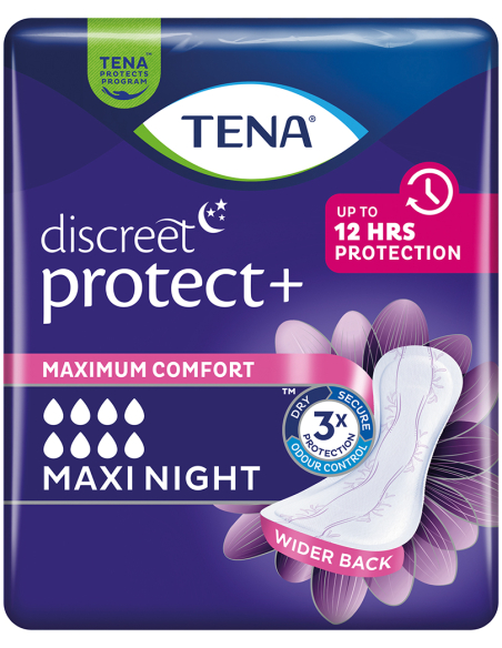 TENA DISCREET MAXI NIGHT 6X12U