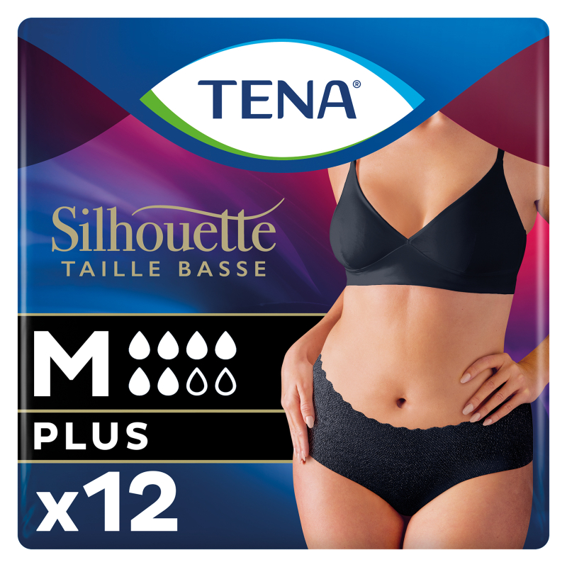 TENA LADY SILHOUETTE PLUS TB TM NOIR...