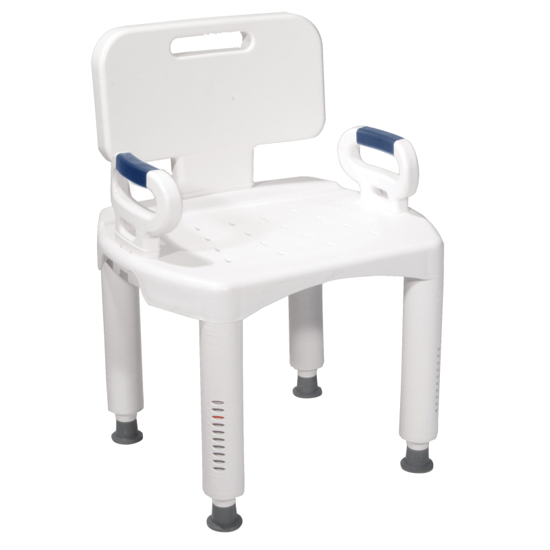MAKEMO - CHAISE DE DOUCHE AVEC ACCOUDOIR