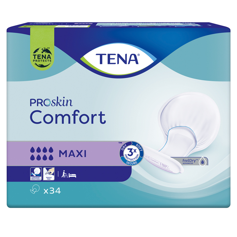 TENA CONFORT PROSKIN MAXI 2X34U