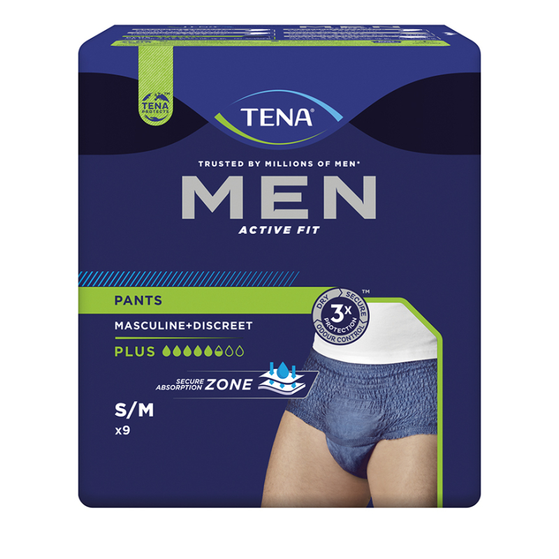 TENA MEN ACTIVE FIT PLUS TS/M 4X9U