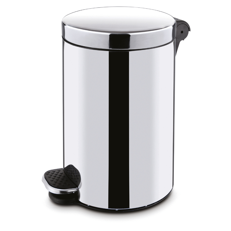 POUBELLE PEDALE METAL 20L INOX